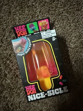 Needoh Nice-Sicle Popsicle Squishy Toy - orange